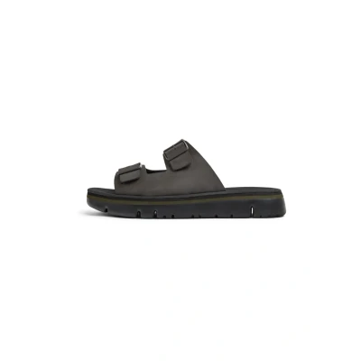Image of Camper Men&#039;s Oruga Sandal K100286 Flat, Dark Brown, 7 UK