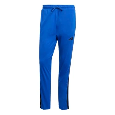 Image of adidas Men&#039;s Essential Three Stripes Single Jersey Pant, Team Royal Blue/Black, XXL