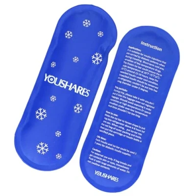 Image of Insulin Cooler Ice Pack Reusable Packs Medicine Cool Bag for Diabetic Travel Case, Nylon Bags by YOUSHARES (2 Packs)