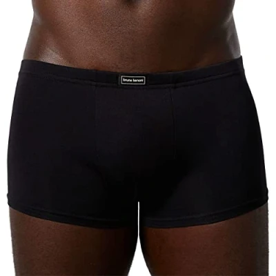 Image of bruno banani Men&#039;s Hipshort Infinity Boxer Shorts, Blue (Dark 090), S