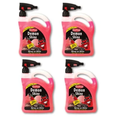 Image of CarPlan Demon Shine, Spray On with Gun, 2 Litre (Pack of 4)