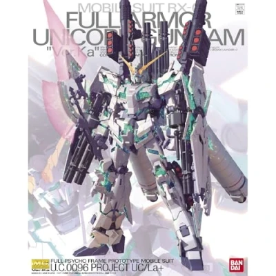 Image of GUNDAM MG 1/100 RX 0 Full Armor Unicorn Ver.Ka Model Kit 18cm