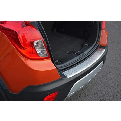 Image of Brushed Bumper Protector Sill Trim Cover To Fit Mokka (2012 19)
