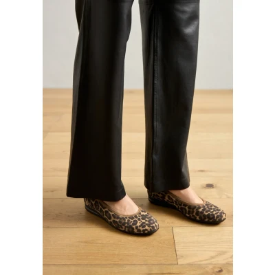 Image of Gabor Women Ballet Flats, Ladies Classic Flats 32.620 (Leopard, UK Footwear Size System, Adult, Women, Numeric, Medium, 4.5)