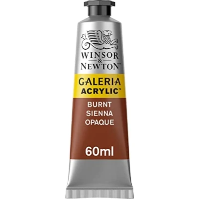 Image of Winsor &amp; Newton SG Education GAL 2120077 Full Range of Galeria Acrylic, 60 mL Tube, Sienna Opaque