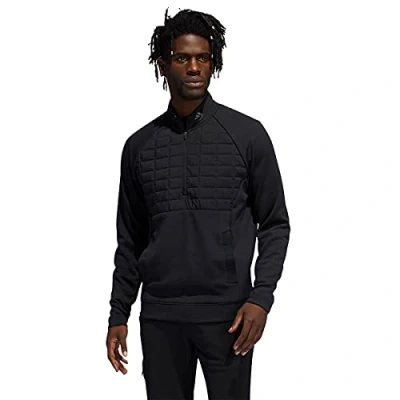 Image of adidas Golf Mens Frostguard 1/4 Zip Jacket Black L