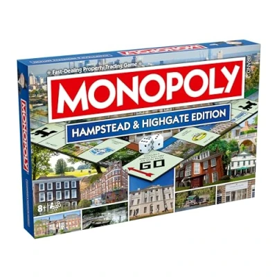 Image of Winning Moves Hampstead &amp; Highgate Monopoly Regional Board Game