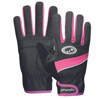 Image of Optimum Nitebrite Waterproof MTB/BMX Women Gloves Warm Padded, Breathable and Moisture wicking Highly Visible Perfect for Cycling, Motorbike &amp; more Ultimate Comfort, Protection Warmth