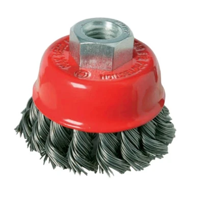 Image of Silverline Steel Twist Knot Bowl Cup 100mm