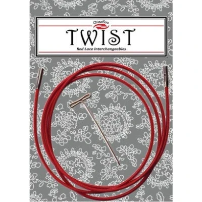 Image of 30in (75cm) Long ChiaoGoo Twist Lace Interchangeable Cable Mini [M]