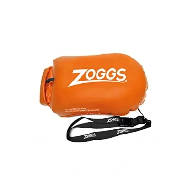 Image of Zoggs Tow Float, Highly Visible Swim Buoy with Dry Bag Chamber, Safety for Open Water Swimmers, Triathletes, Snorkeling, Safe Training
