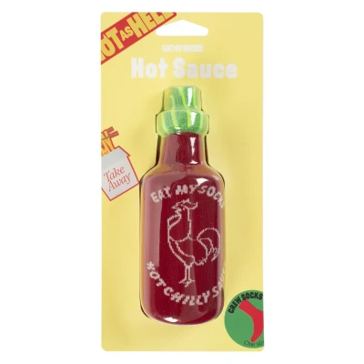 Image of EAT MY Socks 1 Pair Hot Sauce Sriracha Cotton One Size