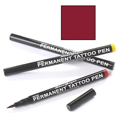 Image of Stargazer Semi Permanent Tattoo Pen 08 Fire Red
