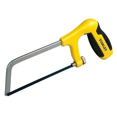 Image of Stanley 1 15 317 Mini Hacksaw with Pistol Grip, Black/Silver, 152 mm