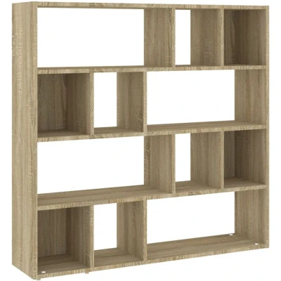 Image of vidaXL Book Cabinet/Room Divider Sonoma Oak 105x24x102 cm
