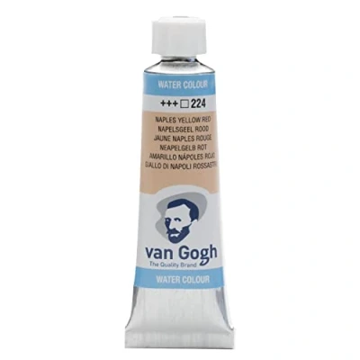 Image of Van Gogh Watercolour Tube 10 ml Naples Yellow Red 224