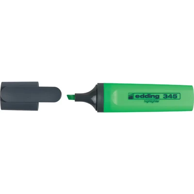 Image of Edding 345GN Highlighter Green (Pack 10)