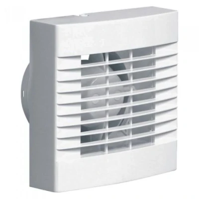 Image of Airvent 459294A 4&quot; 100mm White Bathroom Fan with Humidistat Made at Vent Axia