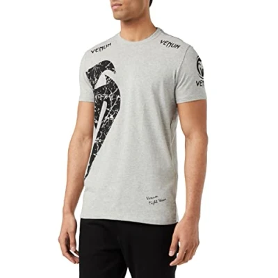 Image of Venum Men Giant T Shirt, Grey/Black, Medium