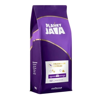 Image of Planet Java Colombian Excelso Speciality Arabica Coffee Beans (1kg) Full Medium Roast