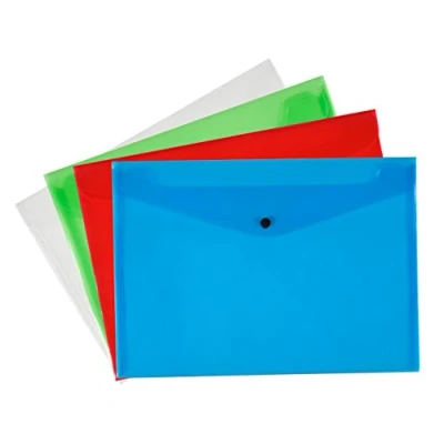 Image of Q Connect Polypropylene Document Folder A4 Assorted (Pack of 12)