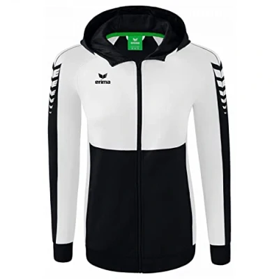 Image of Erima Women&#039;s Six Wings Training Jacket with Hood, Black, 40