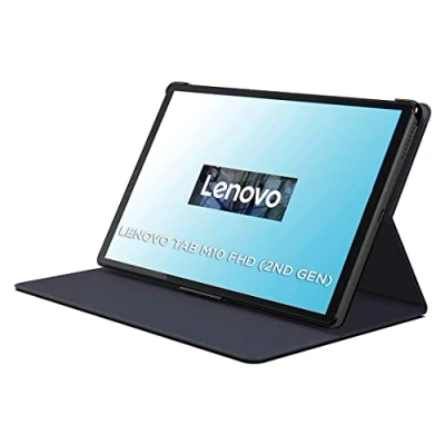Image of Lenovo [Case] 10.3 Inch Folio Case and Screen Protector for Tablet M10 FHD Plus, Black