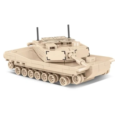 Image of COBI Historical Collection World War II Abrams M1A2 3106 Army Building Sets, Desert Sand, Standard Size