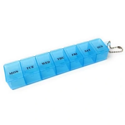 Image of Weekly Pill Organiser and Dispenser [Blue]