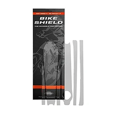 Image of Bike Shield Crank Arm Protection, Transparent Gloss