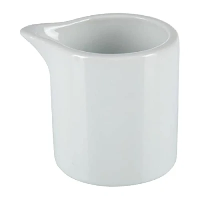 Image of Olympia White Ware Milk and Cream Jugs 57Ml 2Oz Mug Cup Creamer Pitcher 6pc