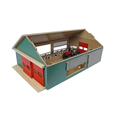 Image of Kids Globe 610250 Hutch with Moving Elements (Wood, Scale 1:32, 64 x 42.5 26.5 cm)