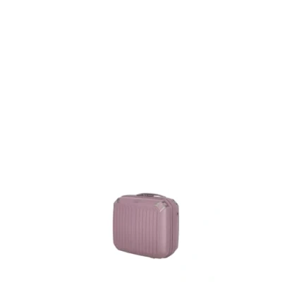 Image of Travelite hand luggage cosmetic case hard shell sustainable, ELVAA, beauty with recycled lining, clip on function, 36 cm, 20 liters