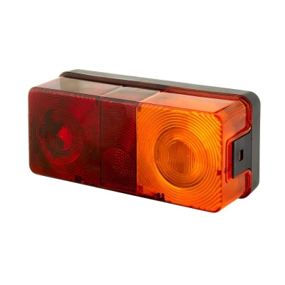 Image of 90340147 Combination Rearlight HELLA 2SD 002 582 021 Right black with seal without bulbs