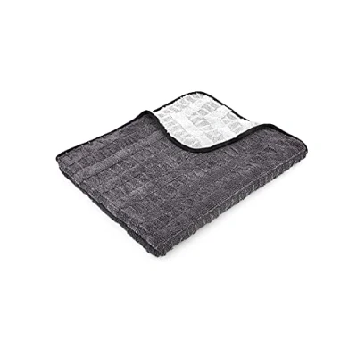 Image of The Rag Company Gauntlet Drying Towel 70/30 Blend Korean Microfiber, Designed to Dry Vehicles Faster, More Thoroughly &amp; Gently Than Others, 900gsm, 30in x 36in, Ice Grey +