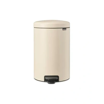 Image of Brabantia NewIcon Pedal Bin 20L Medium Waste for Kitchen or Bedroom Soft Closing Lid Light Operation with Removable Inner Bucket Non Slip Base Dreamy Blue 29 x 38 47 cm