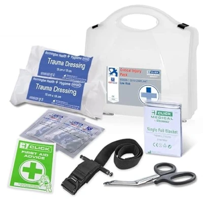 Image of Click BS8599 1:2019 Critical Injury Pack Low Risk in Box