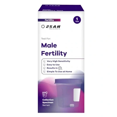 Image of Sperm Concentration Rapid Test Kit 1 Pack Easy and Private Male Fertility at Home Fast Reliable Results Your Count Quality 2San