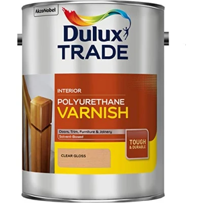 Image of Dulux Trade Polyurethane Varnish Gloss 5L