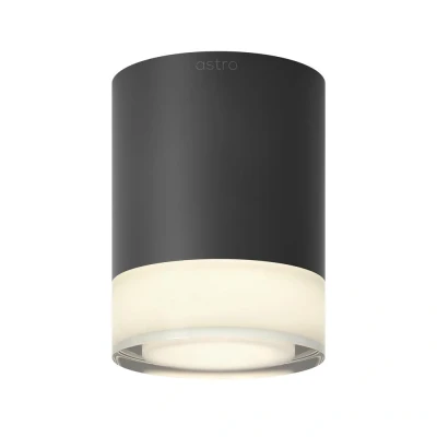 Image of Astro Ottawa Dimmable Bathroom Downlight IP65 Rated (Matt Black), GU10 LED Lamp, Designed in Britain 1474001 3 Years Guarantee