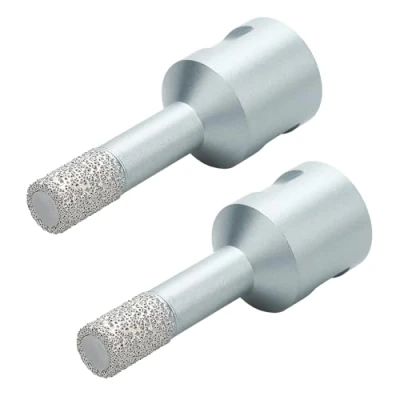 Image of hsawbit 2PCS 6mm Diamond Drill Bits for Porcelain Tiles, Tile Cutters Ceramic Tiles Glass Granite Marble with M14 Thread