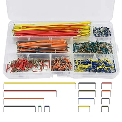 Image of WANTOUTH 560 Pcs Jumper Wire Kit 14 Lengths Assorted Preformed Breadboard Cable Solderless Male to Wires with Storage Box for Prototyping