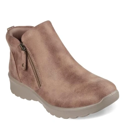Image of Skechers Women&#039;s Lovely Vibe Ankle Boot, Brown, 6 UK