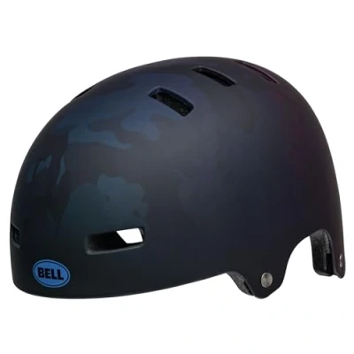 Image of Bell Unisex SPAN, Matte Black/Blue, XS 49 53cm UK