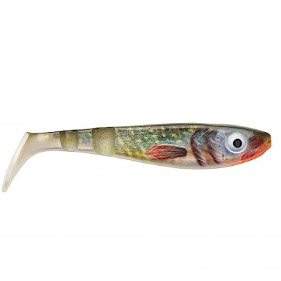 Image of Abu Garcia Svartzonker McPike Paddle Tail Soft Bait Pike Fishing Lure Realistic Plastic Swimbait for use with Jighead