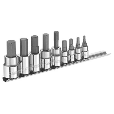 Image of Britool E034802B Hex Bit Socket Set with 1/4 and 3/8 inch Mixed Drive (13 Pieces)