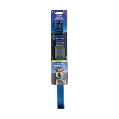 Image of Nitedog® LED Rechargeable Collar Blue Large