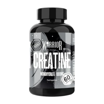 Image of Warrior Creatine Monohydrate Tablets 3000mg Per Serving Supplement for Performance Supports Muscle Growth Unflavoured Suitable Men &amp; Women Vegan Vegetarian Friendly (180 Capsules)