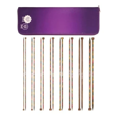 Image of KnitPro Symfonie Wooden (30cm, 3.5 8.00mm) Single Pointed Knitting Needle Set 1