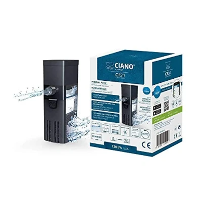 Image of Ciano CF20 Filter for Aquariums, 5 20 L, High Performance, Easy Install, Reduced Maintenance